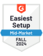 Easiest setup mid market 2024