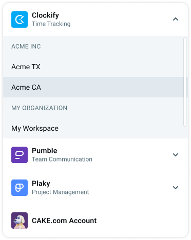 app switcher