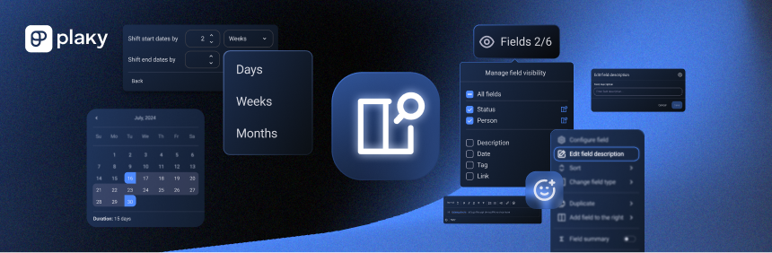 New in Q3 2024: React and reply to comments, shift timelines, and more