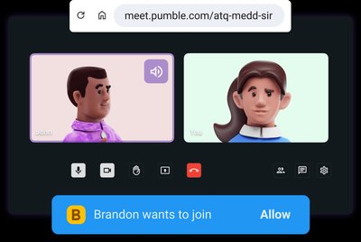 Pumble: External Access to Meetings