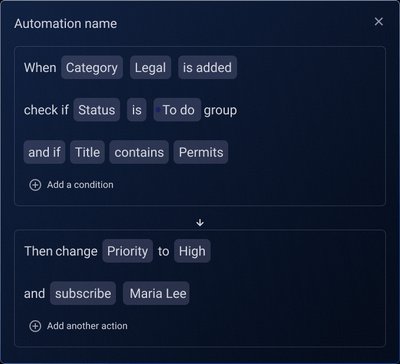 Plaky: Board Automations Example 1