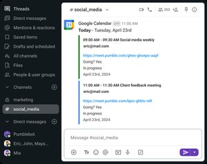 Google Calendar Integration
