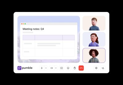 Video calls view