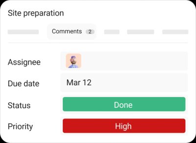 Flexible planning