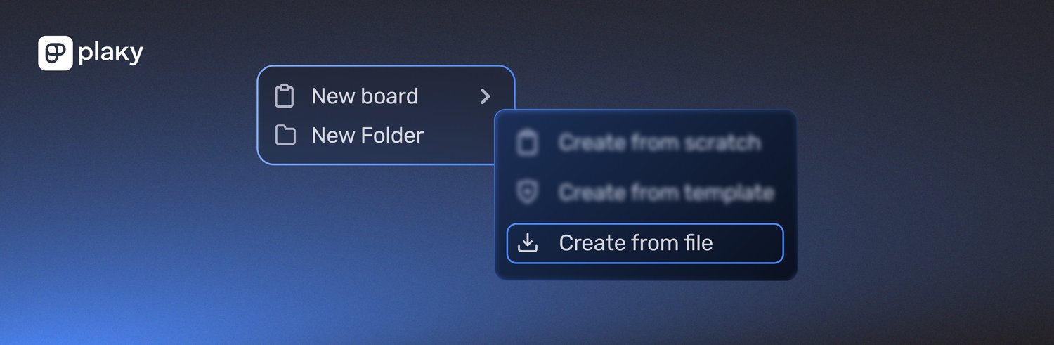 Import Board Data | Plaky | CAKE.com Updates