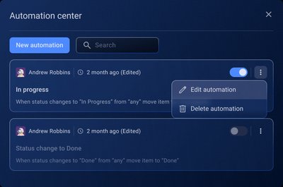 Plaky: Board Automations Edit