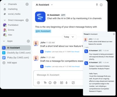 Pumble: AI Assistant UI