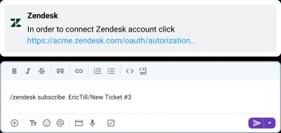 Pumble: Zendesk Commands