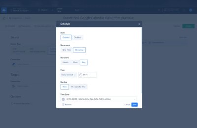 CAKE.com: Skyvia-Clockify Integration