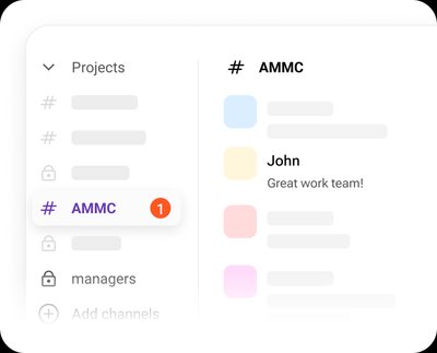 Task-specific channels