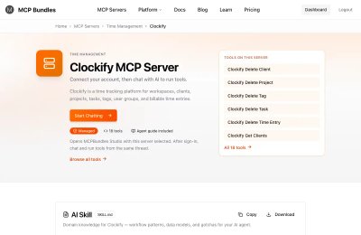 CAKE.com: MCPBundles-Clockify Integration