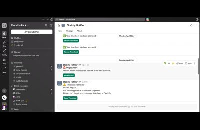 CAKE.com: Slack-Clockify Integration