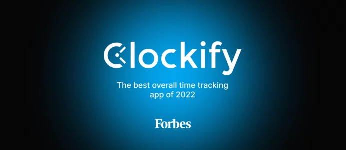 Clockify is best time- tracking tool by Forbes