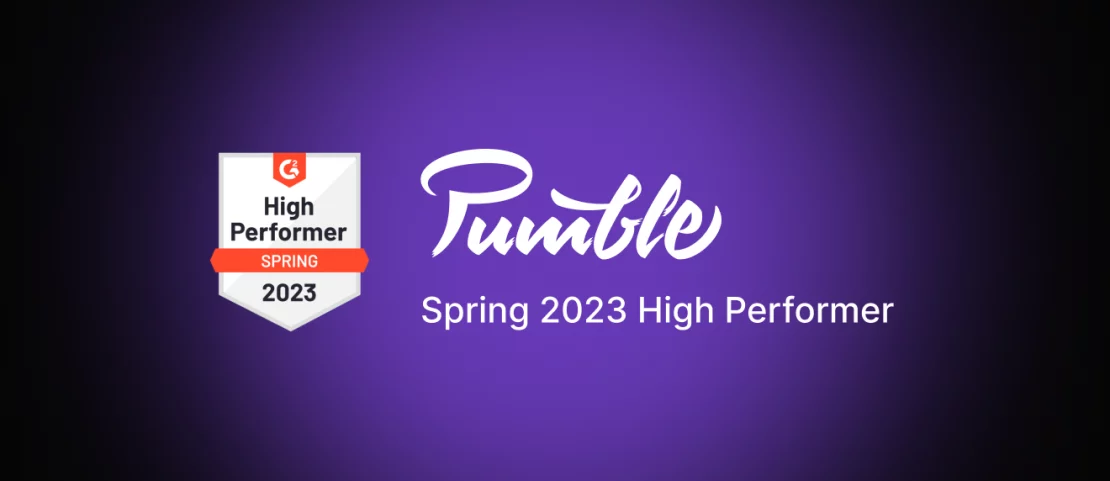 Pumble High Performer at G2