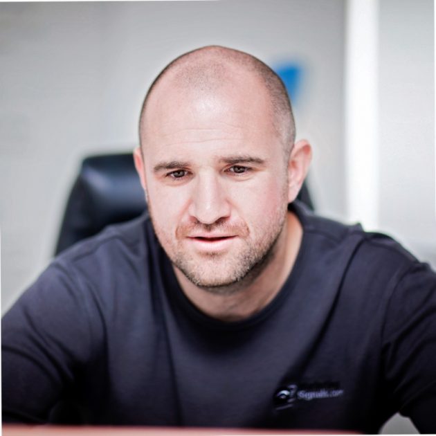 Managing director, Gareth Hoyle