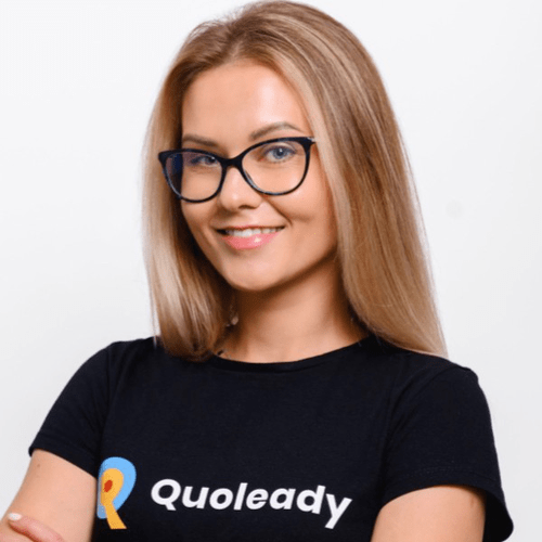 Olga Mykhoparkina - Marketer & Founder of Quoleady