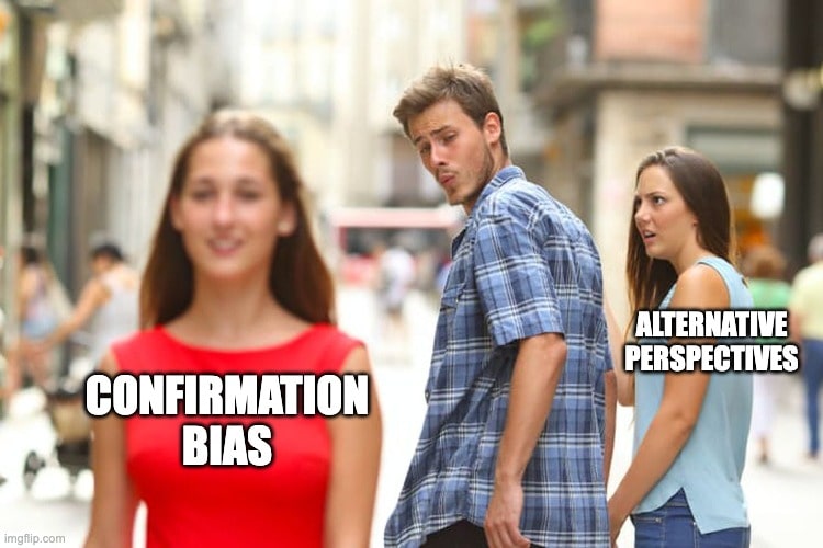 Confirmation bias meme